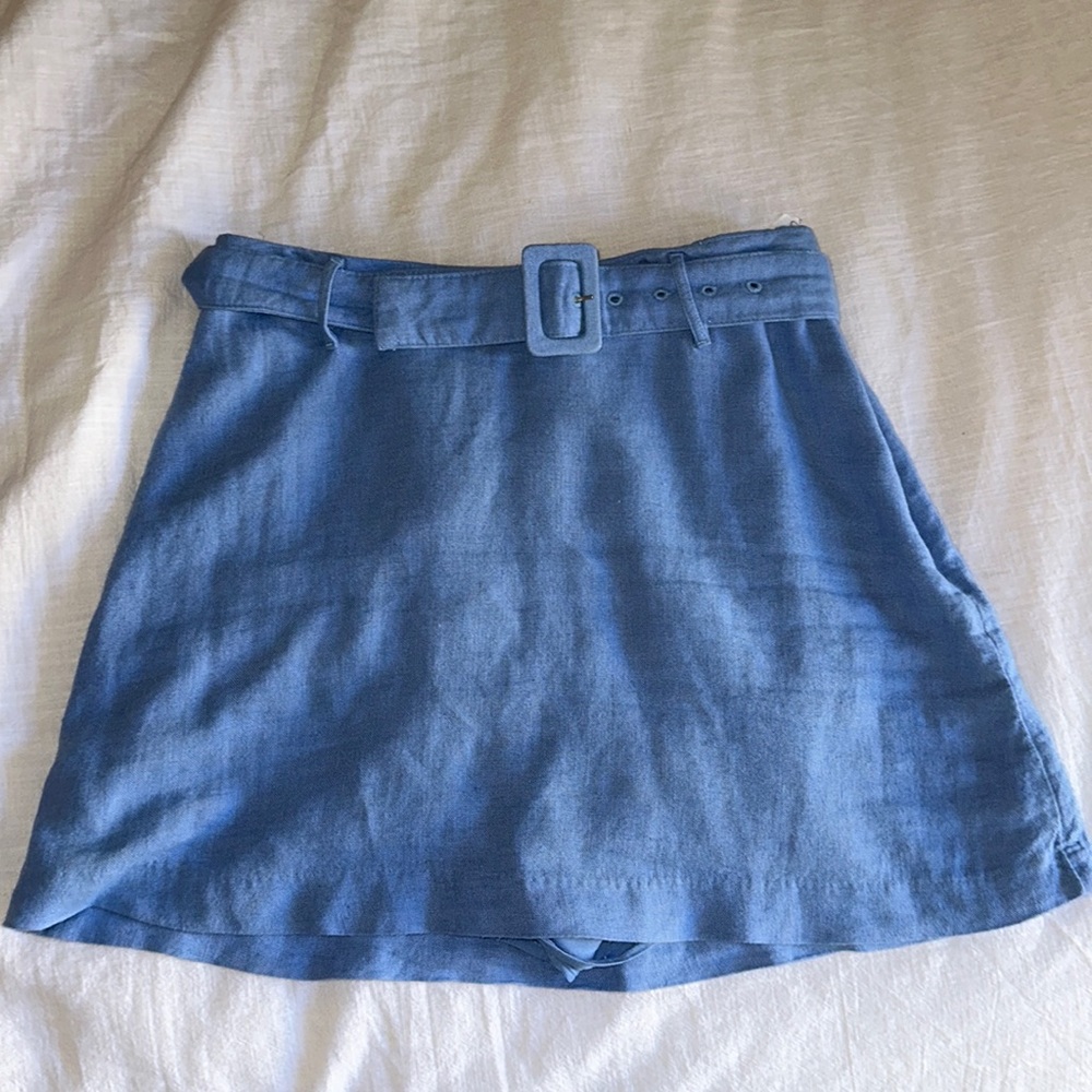 Abercrombie & Fitch Light Blue Skort